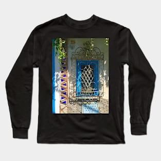 Blue Window Long Sleeve T-Shirt